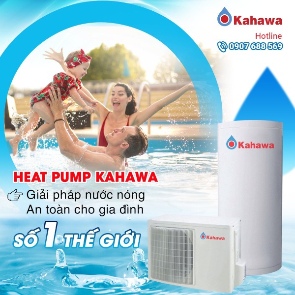 máy bơm nhiệt gia đình kahawa