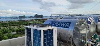 Dự án nước nóng trung tâm cho khách sạn 40 phòng Vân Đồn Quảng Ninh